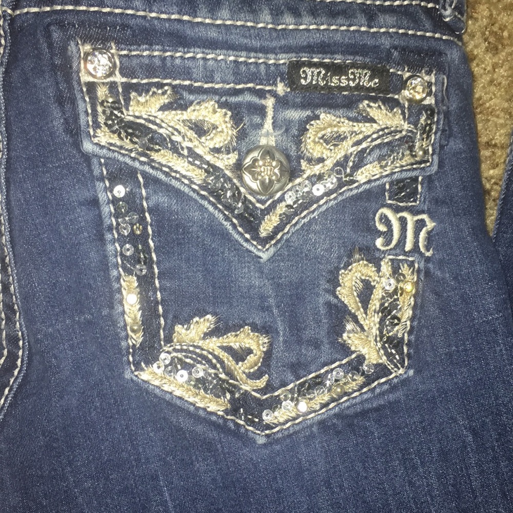 Bootcut MissMe Jeans!! SIZE 14! - Picture 2 of 3